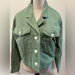 Rag & Bone New Women's Green button up jacket Jacket